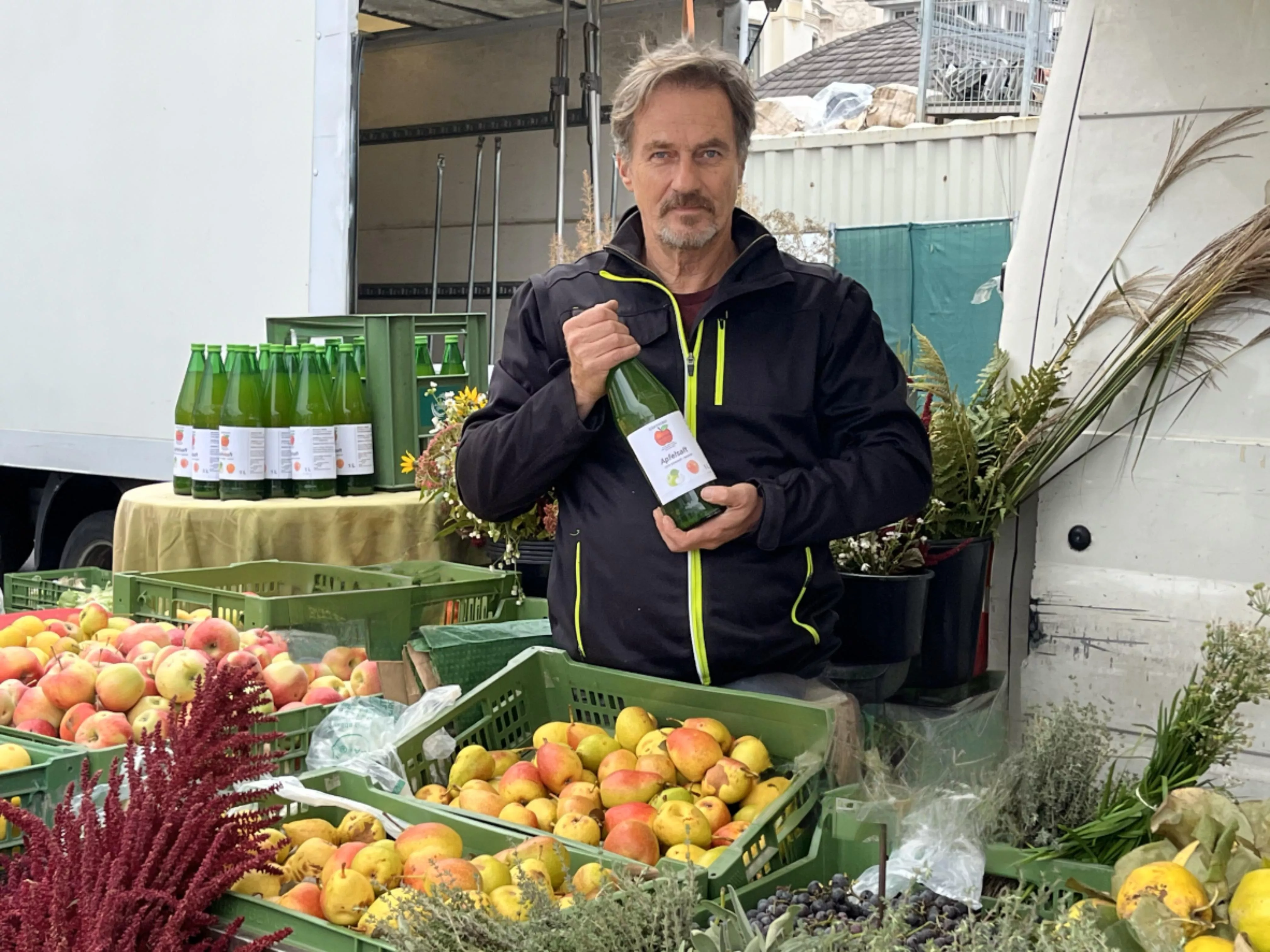 Naschmarkt Gärtnerei Jakubek Gerhard Apfelsaft